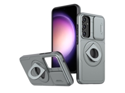 Capa Zruxe Compativel Com Samsung Galaxy A13 (camshield - Magsafe - Ring Holder - Cinza Titanio)