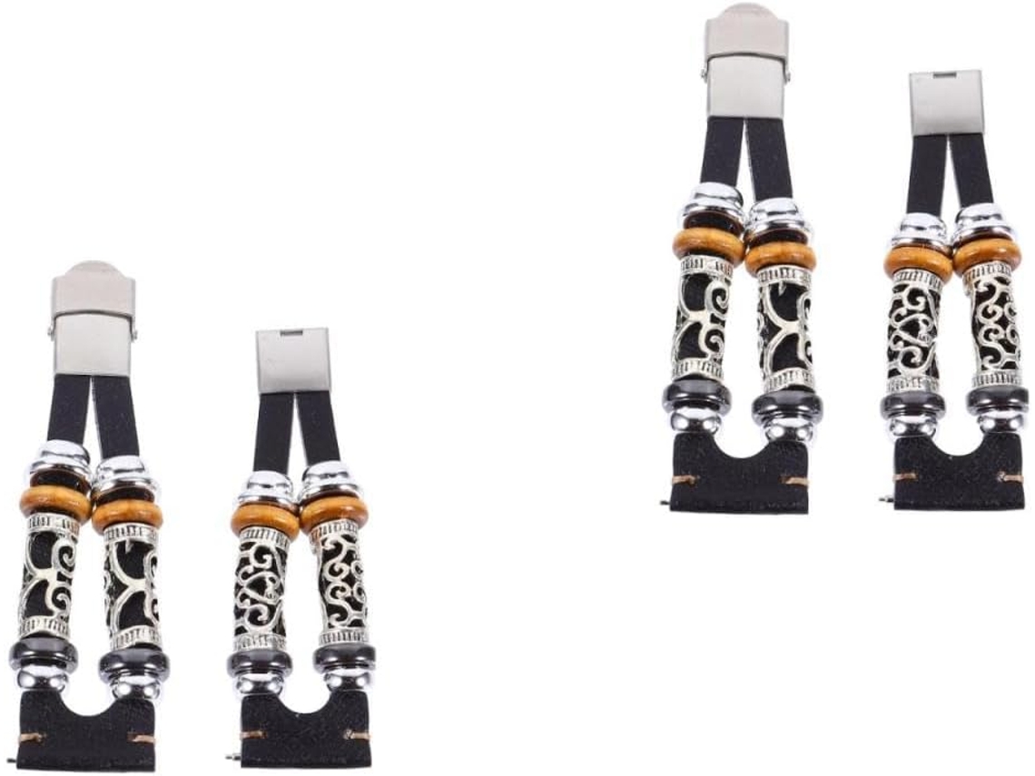 Conjunto De 2 Pulseiras De Relógio De Substituição, Acessórios Decorativos Pretos