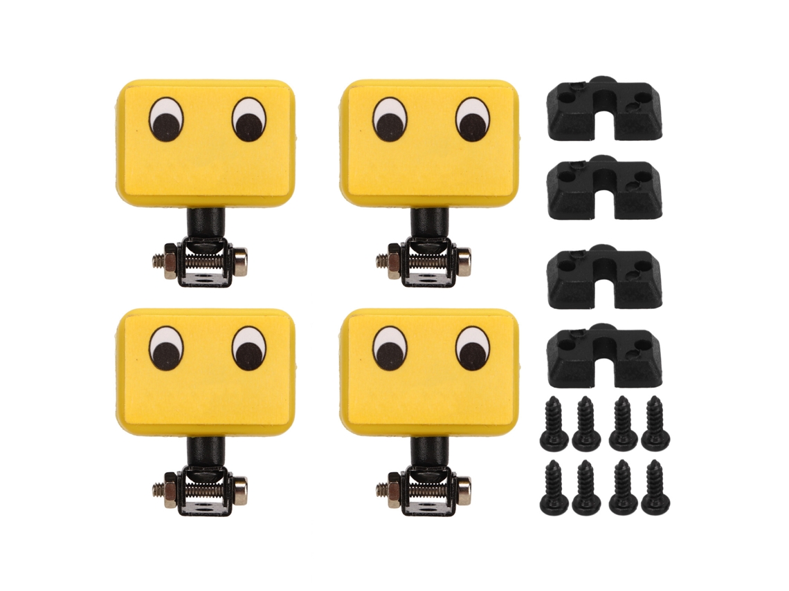 4 Peças De Capa De Luz Led Rc Antipoluição Universal Para Carro Rc Hsp Redcat Traxxas Tamiya Quadrada Acessório