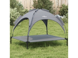 Vidaxl Cama Com Toldo Tecido Oxford E Aço Antracite