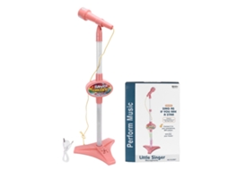 Primerox microfone de Brinquedo para Bebê com Suporte Volume Apropriado Aparência Bonita Fácil Instalação