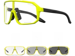 Óculos Ciclismo Fotocromáticos Lunette Velo Homme Proteção UV400 Resistente S/MARCA