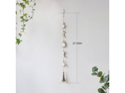 Decoração de Parede em Forma Lua com Correntes no Escritório BRILVIBERA