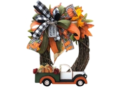 Guirlanda Artificial de Flores de Halloween, para Exterior, Interior, Portas, Paredes Ou Janelas AQUAFORGE