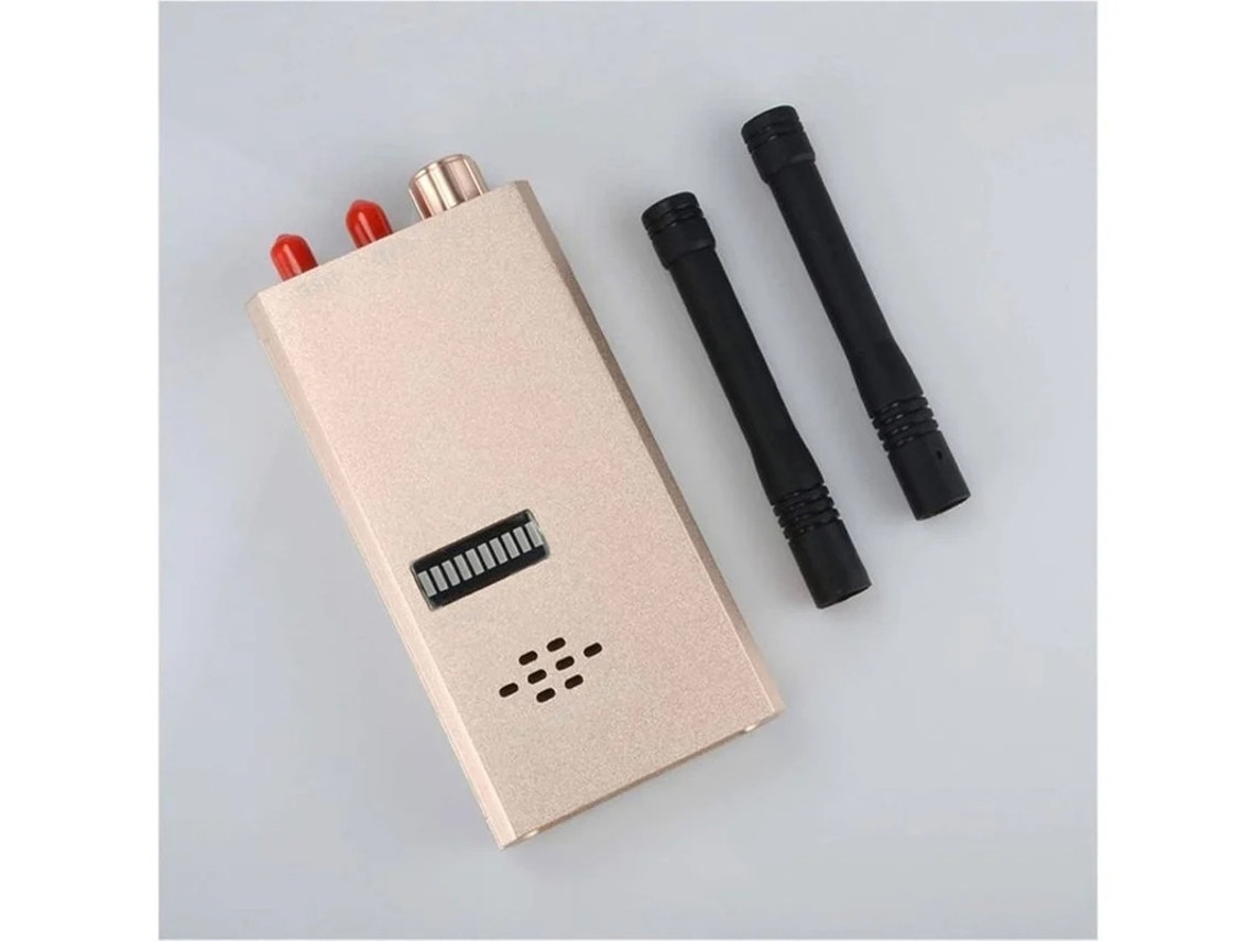 Detector Anti Espião Radar Wireless Rf Sensor Alarme Segurança Proteção Anti Spyware Ouro Yizhood