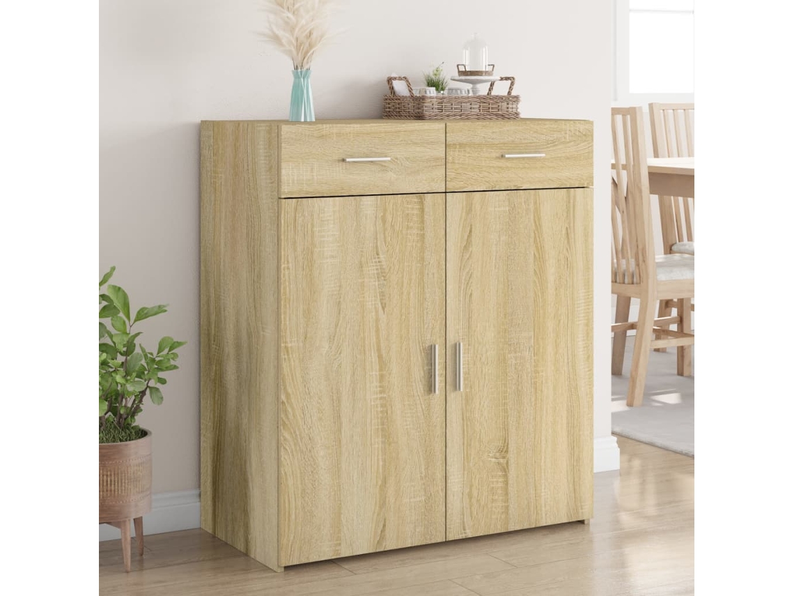 Aparador 80x42,5x93 cm Derivados de madera de roble Sonoma