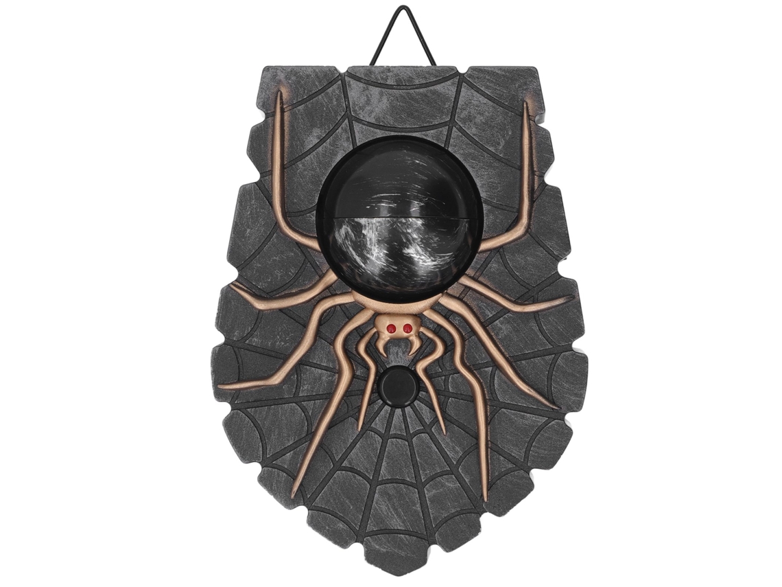 Mali campainha Aranha de Halloween com Luz e Sons Assustadores Móvel de um Olho