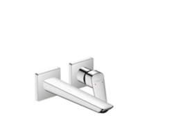 HANSGROHE Logis Misturadora de Lavatório Fine Oculta Projeção 206Mm Encaixe de Resíduos Sem Bloqueio 71256 Cor: Crómio