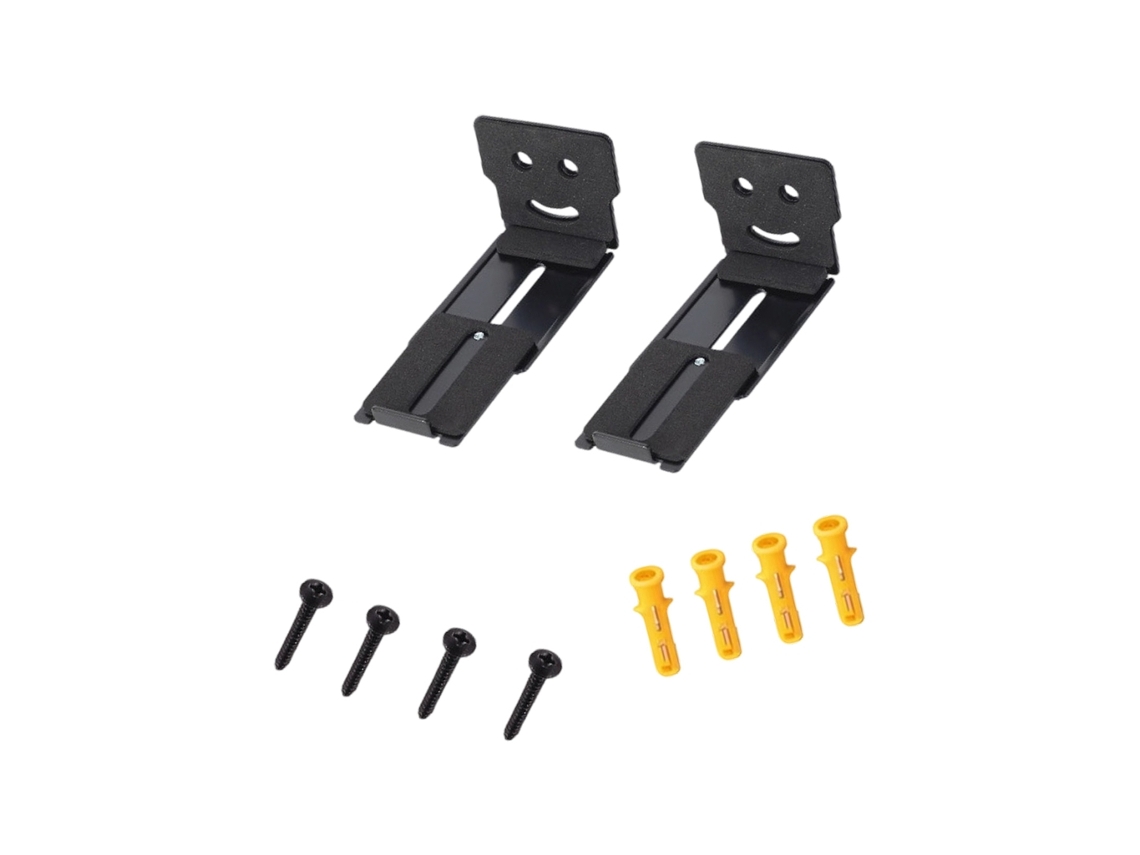 Suporte de parede em alumínio para soundbar, para TV e alto falantes AQUAFORGE