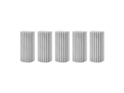Esponja de Lavar Pratos Cinza para Cozinha Residencial, 5pcs | S/MARCA