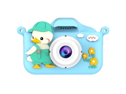 Mini Câmera De Vídeo De Desenho Animado Para Crianças, Câmera Digital Adequada Para Presentes De Natal E Aniversário De Crianças, Pato Brilvibera