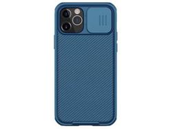Capa para iPhone 12 Mini VOINEE Premium Common House Nilkin Camshield Pro Anti-Impressão Digital e Mancha de Óleo Azul