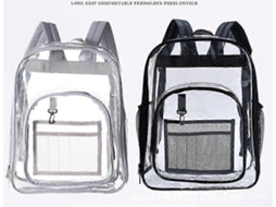 Mochila Transparente, Mochila De Pvc, Mochila De Grande Capacidade, Mochila Escolar.