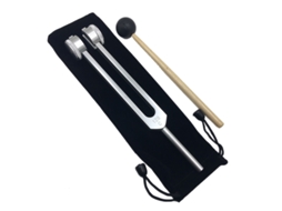 Garfo De Tun Temperado Alumínio Alta Dureza Ergonômico Com Martelo Reflexo Para Yoga Sons De Cura Médico Vermelho