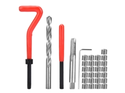 Kit De Ferramentas De Inserção De Roseta M8 Laxiscreed Para Reparo Com Perfuração E Rosqueamento