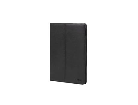 Capa de couro tipo porta-malas para iPad 10.2 e iPad Air 10.5, preta