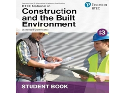 Livro L3 AAQ BTEC National 2025 Construction and the Built Environment Ext Cert Student Book de Pearson Education Limited (Inglês)