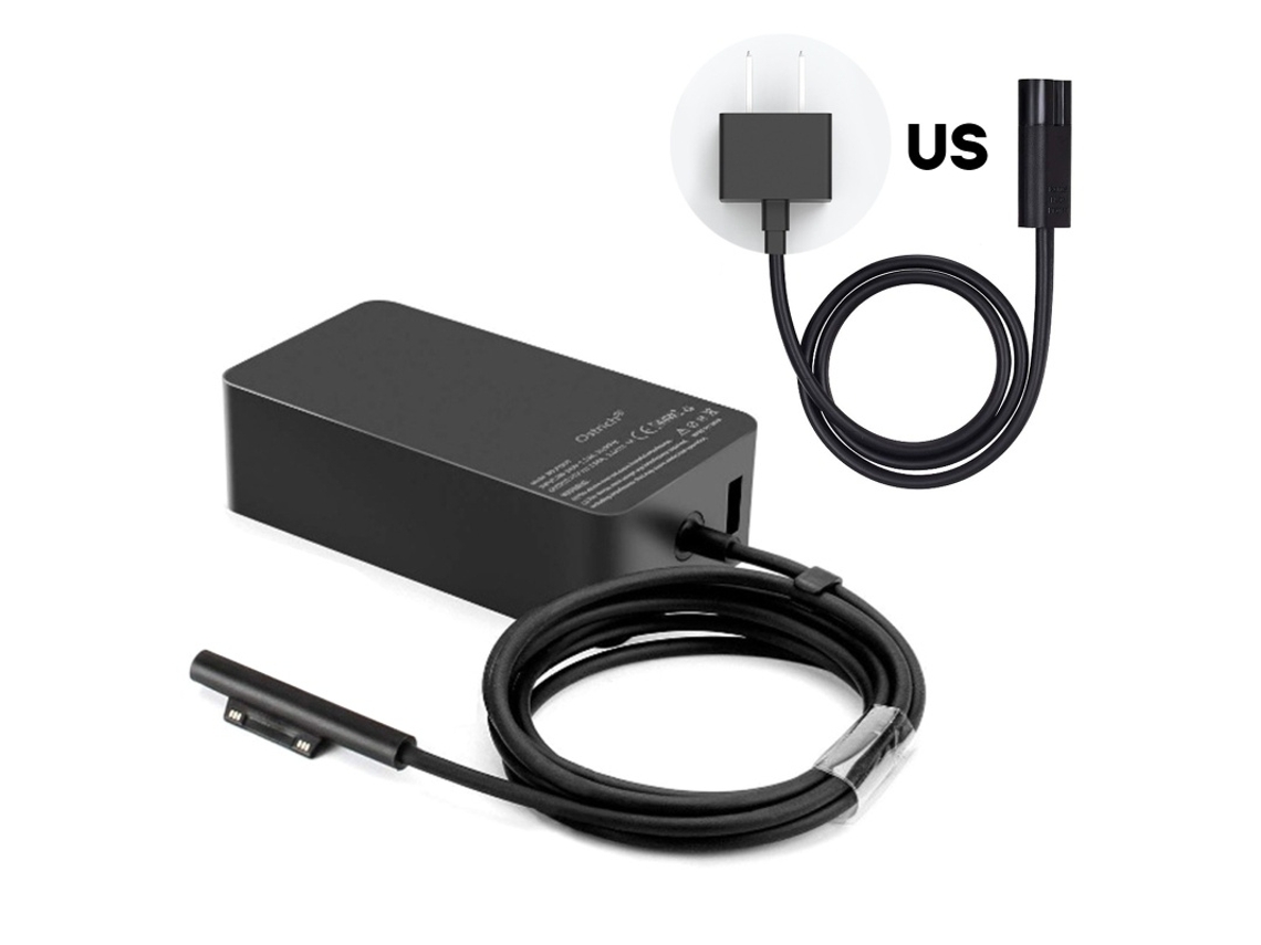 Lurelia Carregador Para Portátil 240 V 65 W Para Portátil Surface Pro 65 W 100 240 V Ca