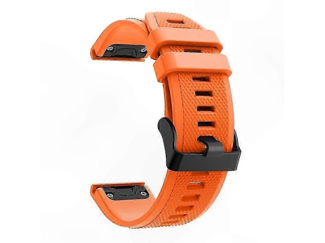 Pulseira Esportiva De Silicone Para Smartwatches Com Gps, Com Fivela Preta, Pulseira De Pulso Ajustável.
