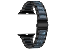 Pulseira de substituição para Redmi Watch 4, 5 e 6, em metal e resina, compatível com Apple Watch e Huawei GT6.