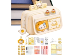 Peil Case Set Cheese Cat Design High Capacity Stationery For School
