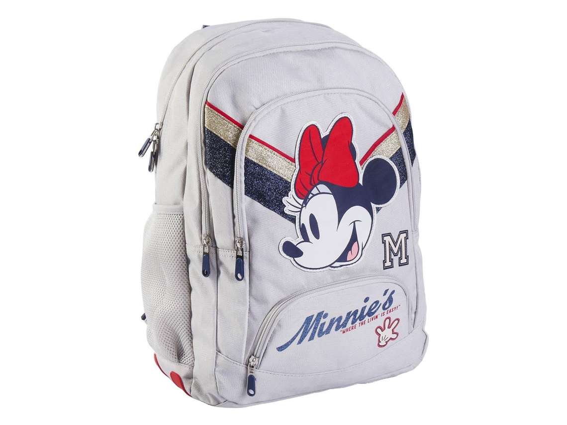 Mochila Escolar Grande 46 cm Minnie 30 cm CERDÁ LIFE'S LITTLE MOMENTS