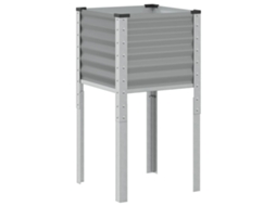 Garden Planter, Garden Planters Vidaxl Cinzeto Aço (45 X 45 X 88 Cm)
