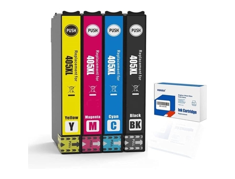 Cartucho De Tinta Perseus Compatível Substituir Por 405xl Compatível Com Wf4830dtwf Wf4820dwf Wf3820dwf Wf7830dtwf Wf7835dtw687 Marque Générique