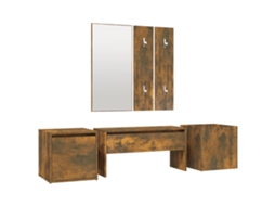 Hallway Furniture Set, Hallway Furniture Sets Vidaxl Marrom Madeira Processada (n/a)