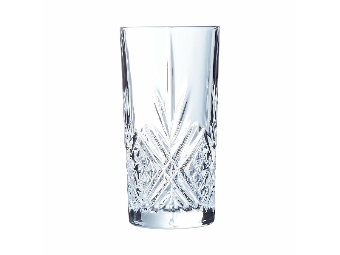 Conjunto de Copos Arcoroc Broadway Transparente Vidro 280 Ml 6 Unidades