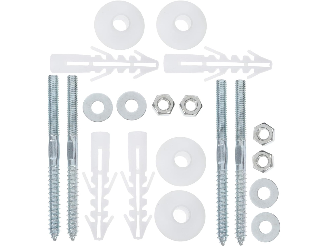 Kit De Parafusos Montagem Para Pia Banheiro Mikikit Em Aço Inoxidável, 2 Conjuntos, Para Fixação Na Parede, Acessórios