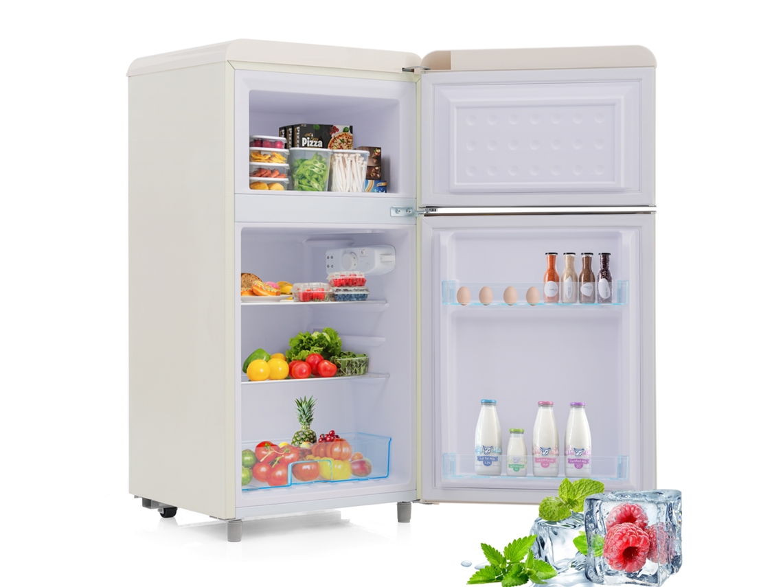 Refrigerador Retrô 72l Freezer 21l Led Classe e VELTRIX