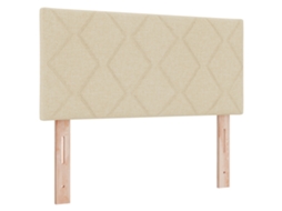 Conjunto 1 Cabeceira Estofada Vidaxl Cinzento-claro Tecido (100 Cm)