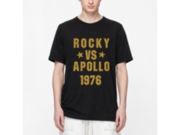 Rockinstone Rocky Movie Vs Apollo Black Adult T-shirt Size:m