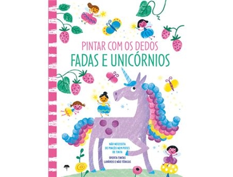 Livro Pintar Com Os Dedos - Fadas E Unicornios de Vários (Português)