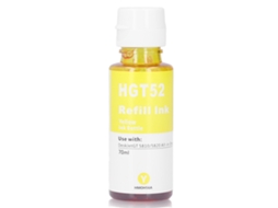 Tinta de recarga 70ml para impressora HP GT5810 5820 310 311 19 410 519, amarela S/MARCA
