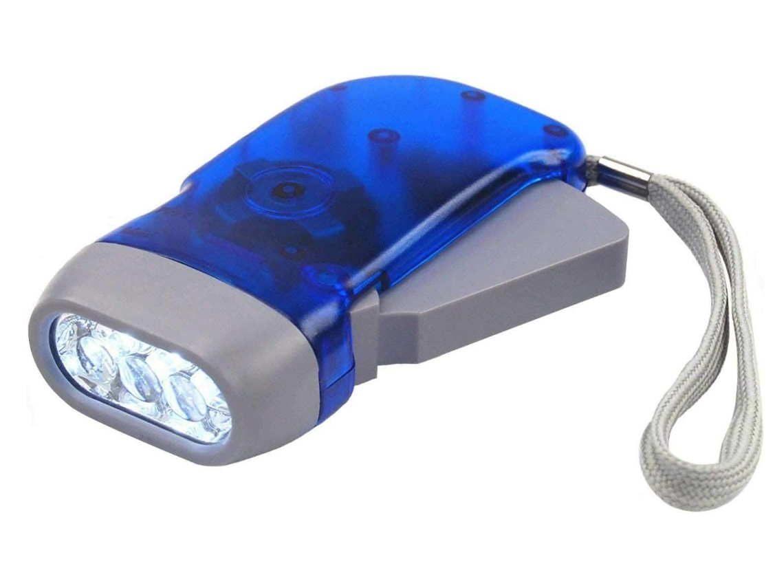 Elysve Lanterna Led, Recarregável, Azul