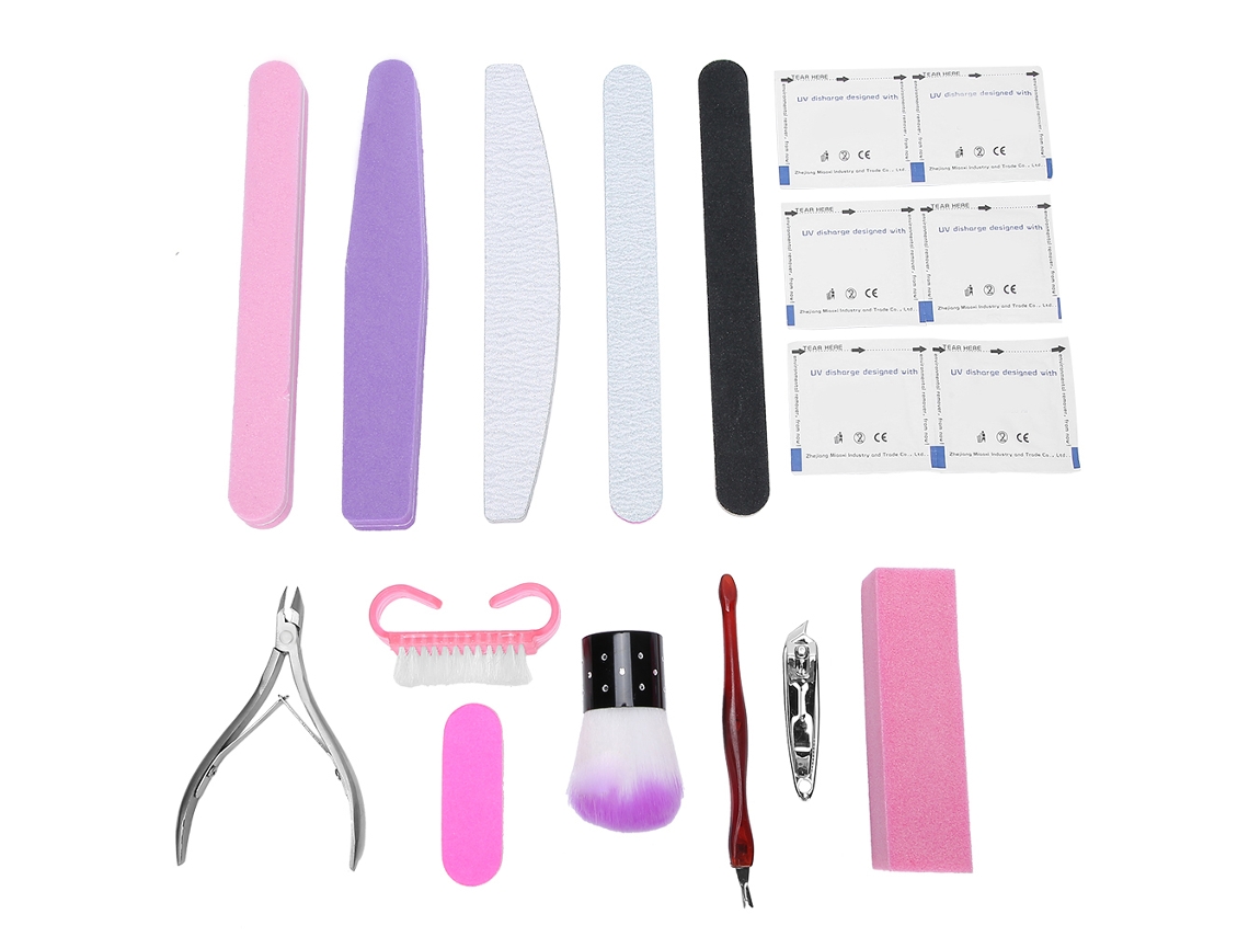 Ferramentas Profissionais De Manicure: Lixa De Pele Morta, Cortador E Tiras De Polimento Para Unhas, Ideal Para Salão E Lar