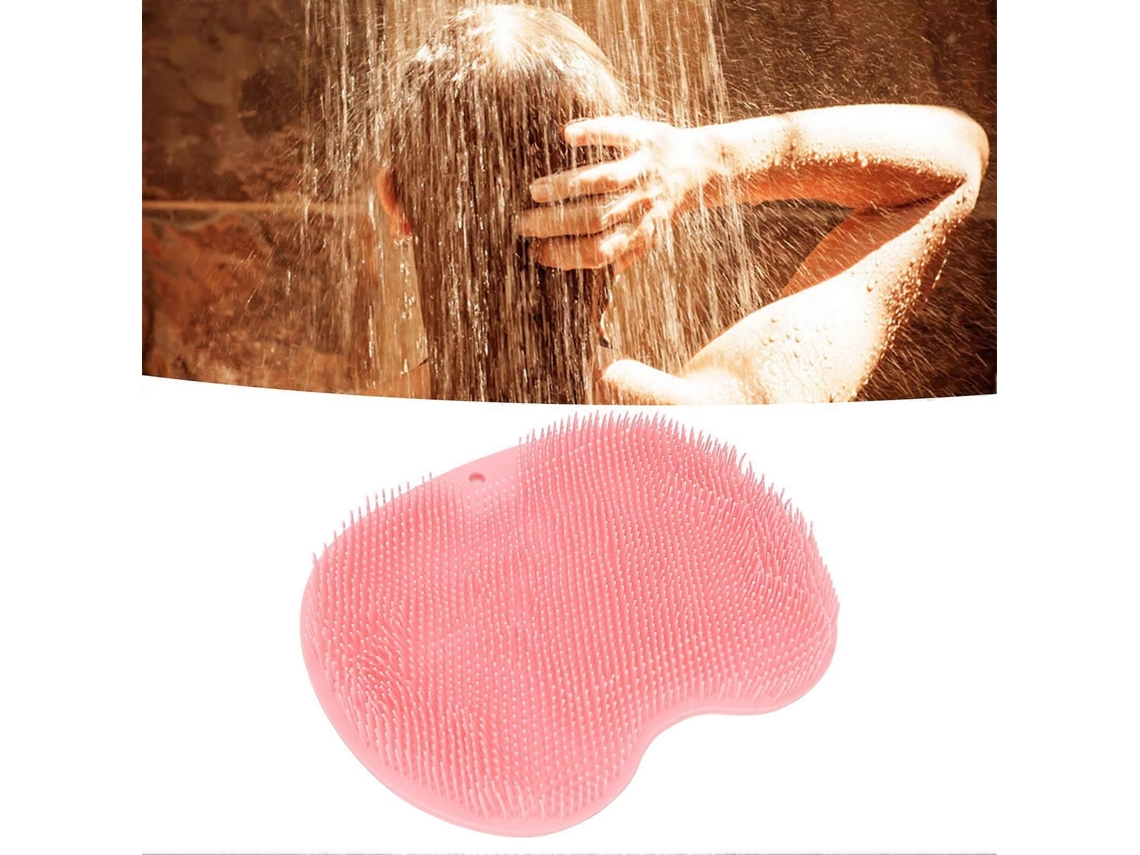 Tapete Massageador Multifuncional Para Os Pés Com 75 Ventosas Fortes Banheiro, Rosa.