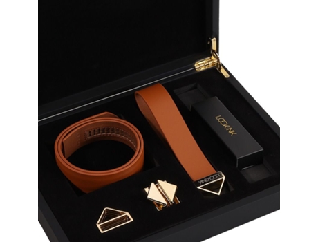 Lockink - Collar Con Correa Set - Marrón