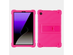 Capa Protetora E Capa De Borracha Macia Para Tablet Samsung Sm A11 De 8,7 Polegadas Sm X135g Rosa Vermelha Ushion (conjunto De 4 Peças)