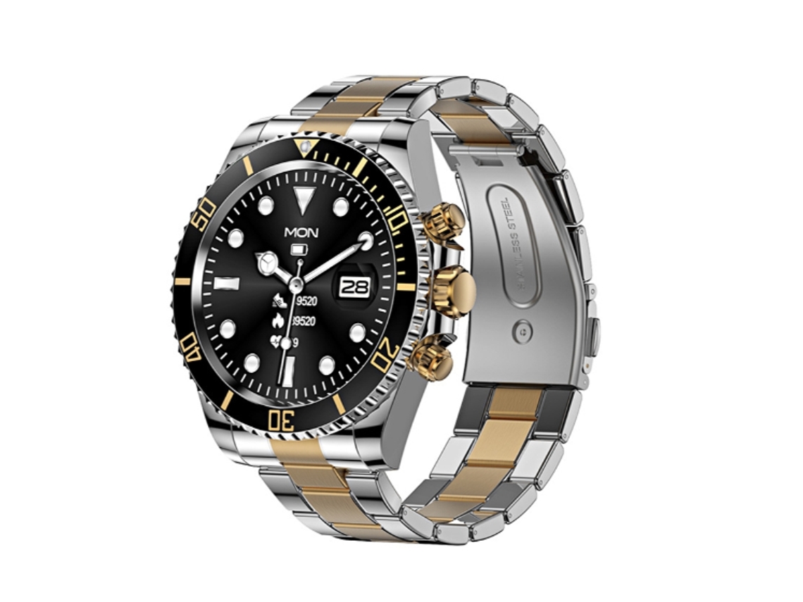 Smartwatch Ydcy Aw12 Ouro Azul