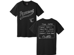 Pavement Vintage Tour Dates Black T shirt ROCKINSTONE Unisex Adults Best Sellers Size:s