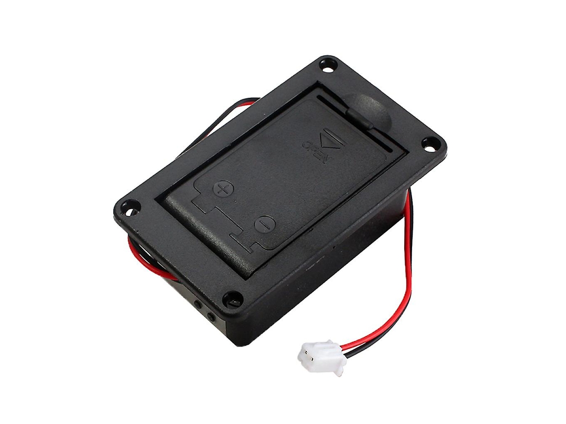 1Pc 9V Suporte de Bateria para Caixa de Capa para Guitarra Baixo Conector de Captador Ativo ALLINLESS