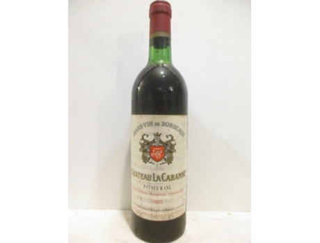 Vinho Tinto CHÂTEAU LA CABANNE 1980 (75 cl - 1 unidade)