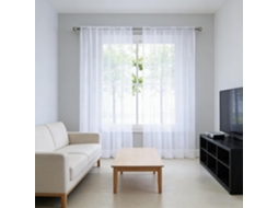 Cortinas Translúcidas 90 X 210 Cm, Opacas, Resistentes Aos Raios Uv, Divisórias De Ambiente, Filtram A Luz, De