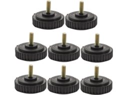 Conjunto De 8 Peças De Amortecedores De Borracha Para Móveis E Aparelhos Eletrônicos.