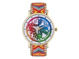 Relógio de Pulso Feminino de Quartzo com Mostrador Redondo Elegante Type 5