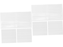 Lurelia Etiqueta Adesiva Transparente Autoadesivo Em Plástico E Papel Conjunto Com 2 Para Casa