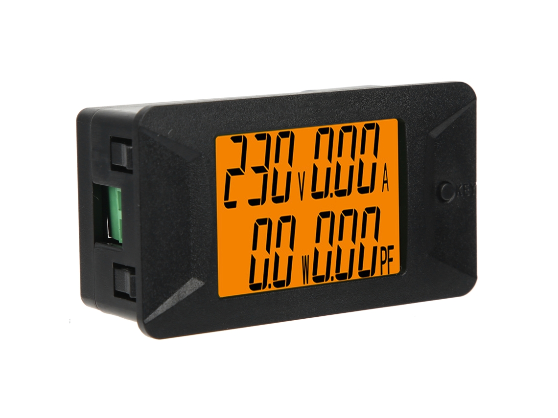 Yuru medidor Digital Ca Pzem 028 Voltmeter Amperímetro Fator de Potência 0 100a/400v Teste Tensão Corrente